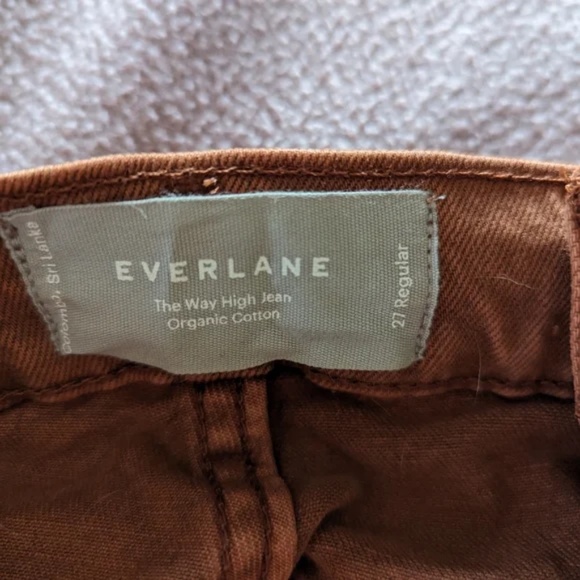 Everlane Way High Jean in Rust - Picture 3 of 6